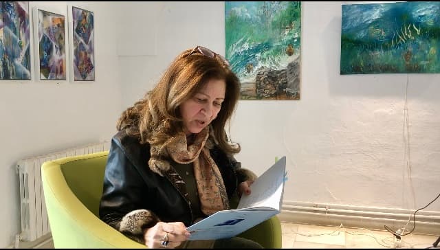 Mariem Garaali en lecture